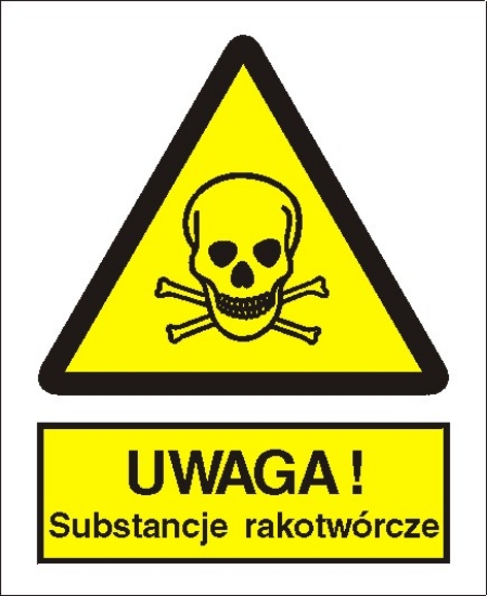 Ostrzeżenie przed substancjami rakotwórczymi